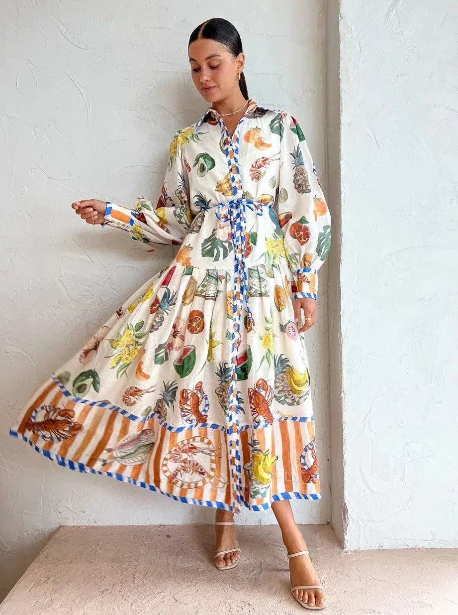 Alemais Theo Shirtdress Print Size 14 photo 4