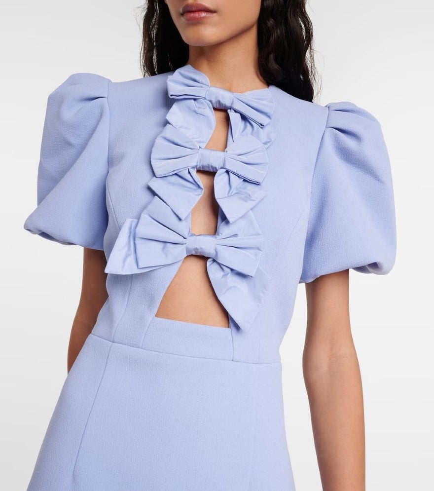 Rebecca Vallance Annabelle Puff Sleeve Midi Dress photo 2