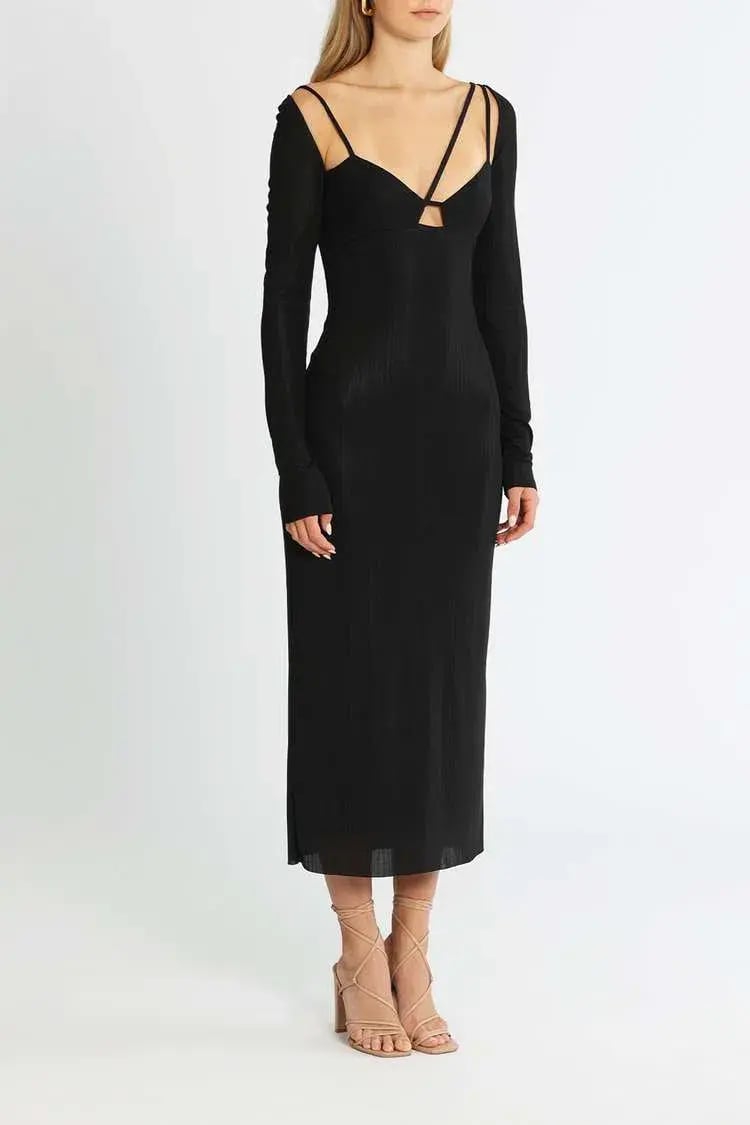 Camilla and Marc Verner Dress Black Size 8 photo 2
