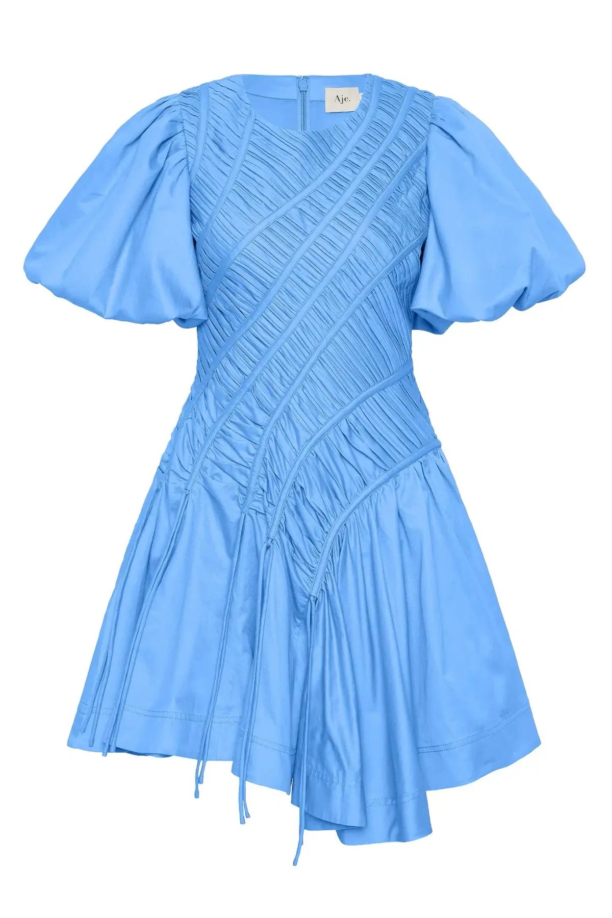 Aje Wisteria Mini Dress Blue Size 10 photo 4