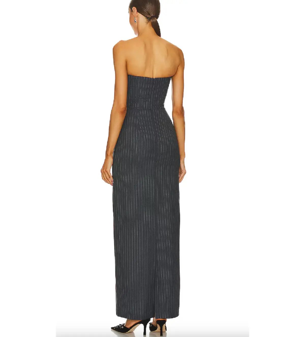 Bec + Bridge Strapless Maxi Dress Black Size 8 photo 4