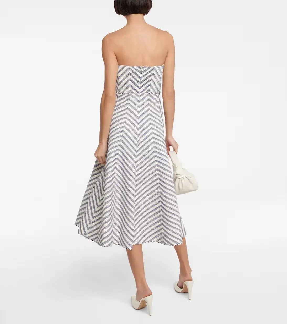 Zimmermann High Tide lace Midi Dress Print Size 1 / AU 10 photo 2