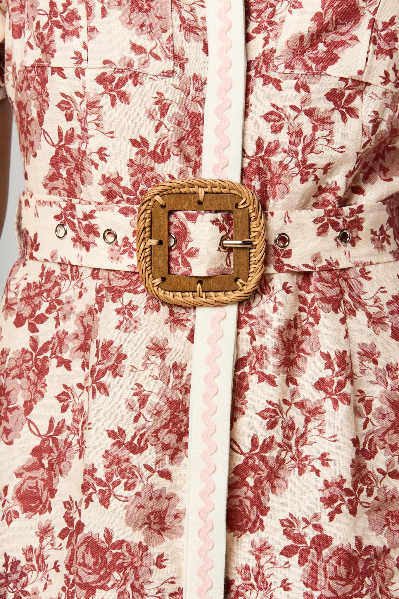 WINONA CHERRI BELTED MIDI DRESS - PRINT photo 8
