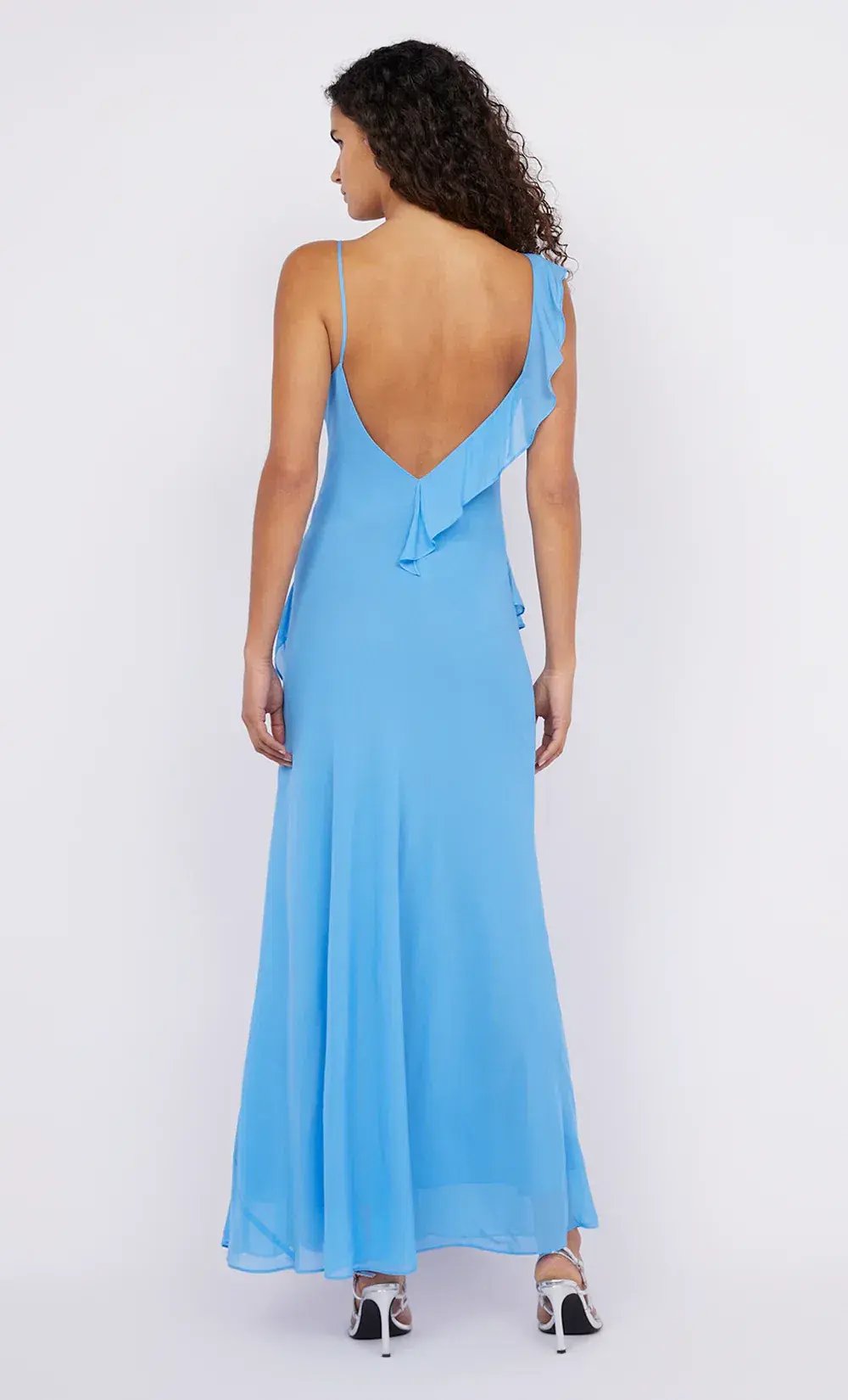 Bec & Bridge Aida Frill Dress Maxi Azure Size 8 photo 3