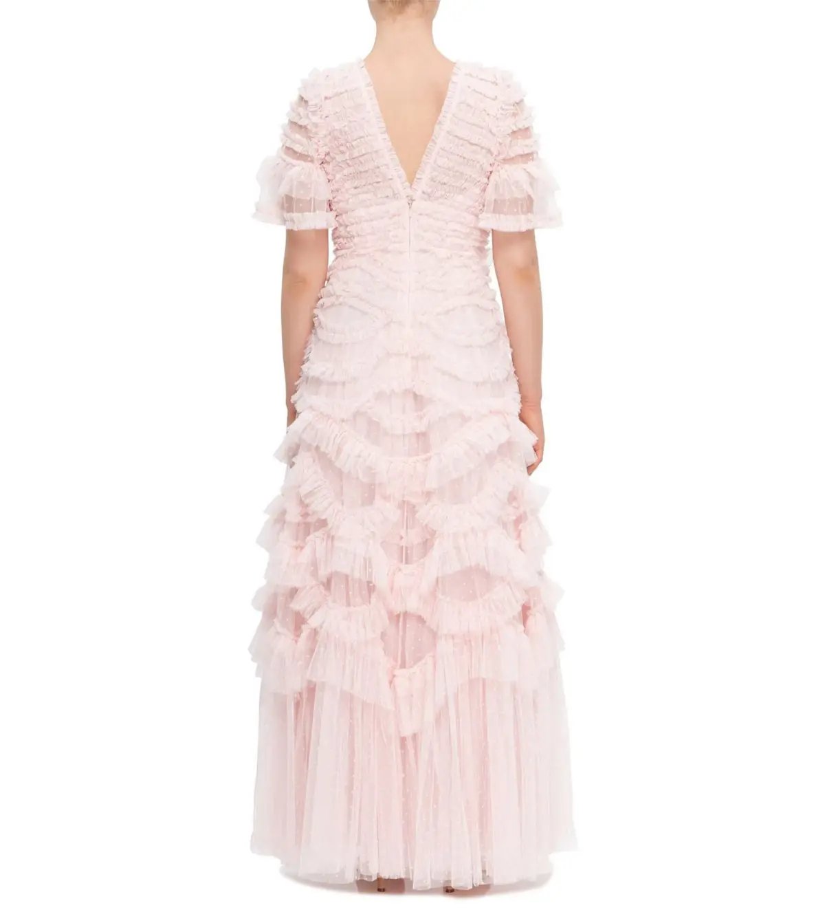 Needle & Thread Phoenix V-neck Gown Pink Size AU8 photo 2