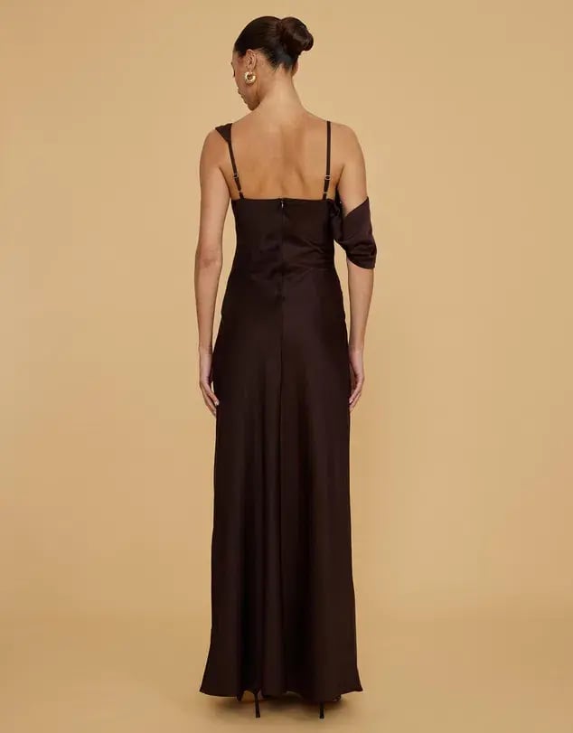 Chancery Summer Dress - chocolate- size 6/8 photo 2