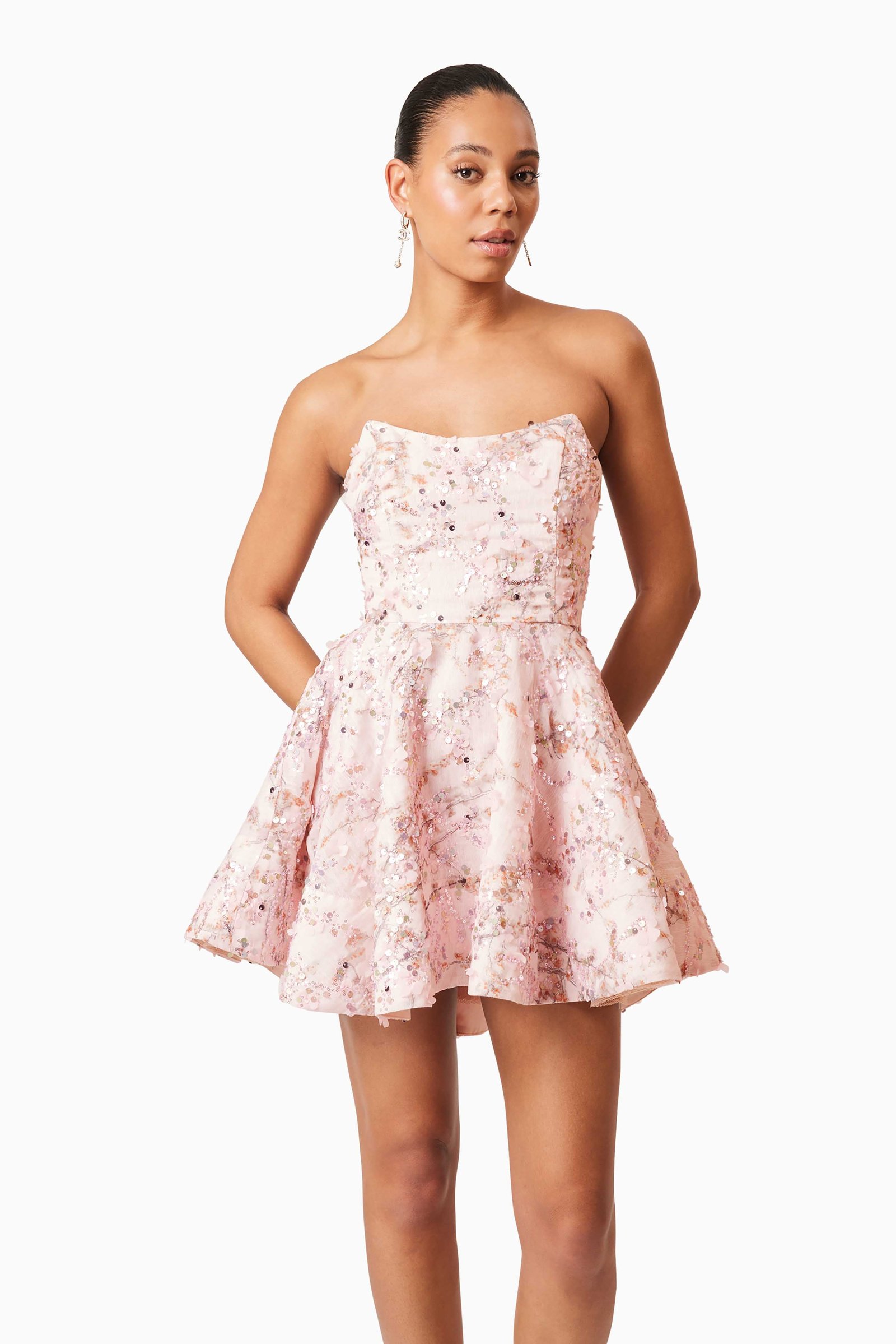 ELLIATT REGINA MINI DRESS - PINK photo 2