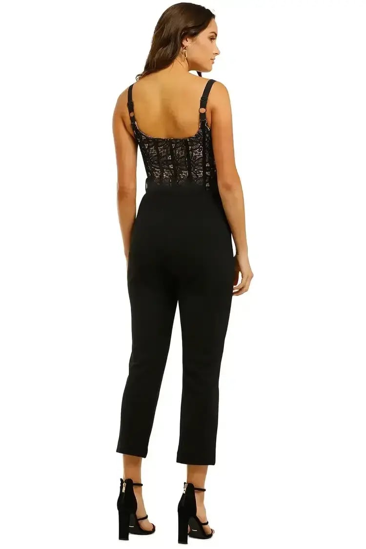 Misha Ariella Pantsuit Black Size 12/L photo 2