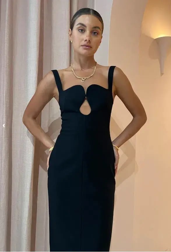 Camilla And Marc Brixton Dress In Black Size 8 photo 3
