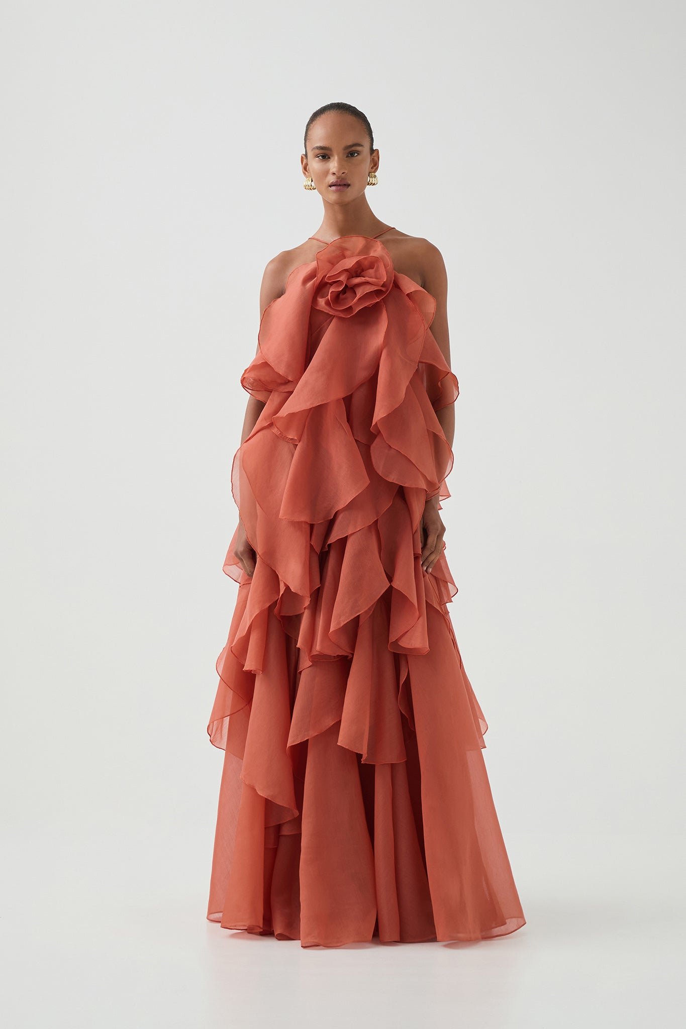 Pandorea Dress in Coral Clay photo 10