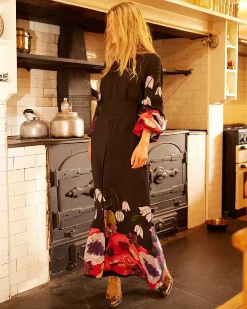 Binny  The Laden Table  Maxi Dress Print Size 14 photo 11