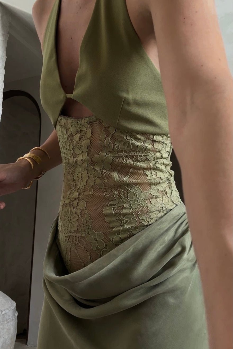 Benni Miko Maxi Dress - Pear photo 4