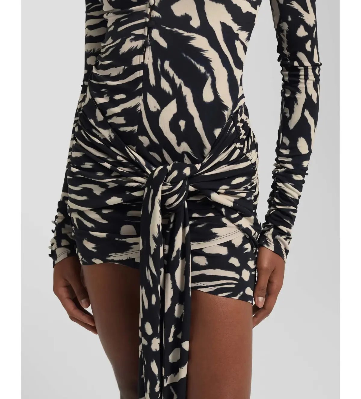 Rat & Boa Leontina Mini Dress Animal Print Size 6 photo 2
