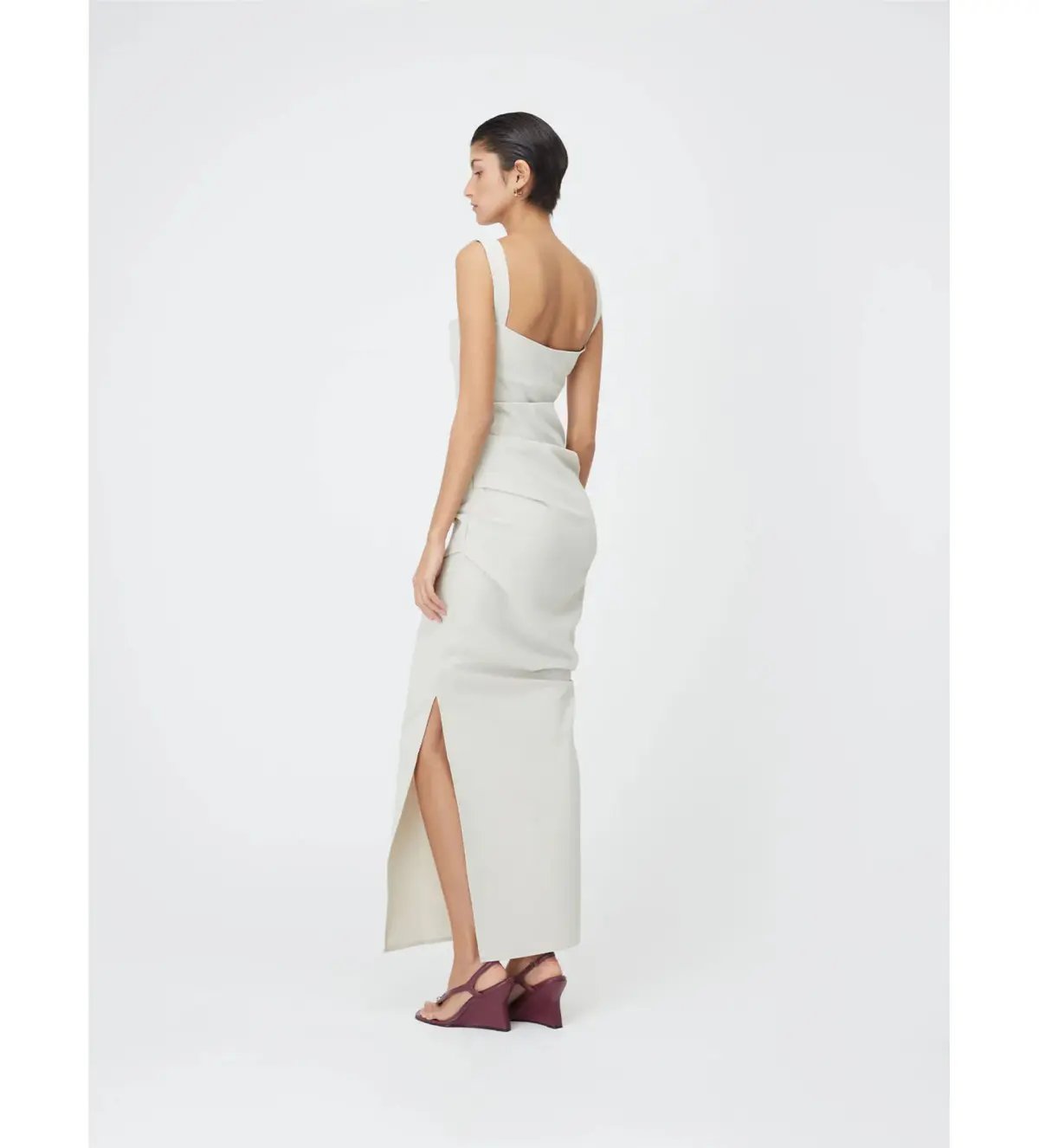 Paris Georgia Raf Maxi Dress in Fawn Size 6 photo 2