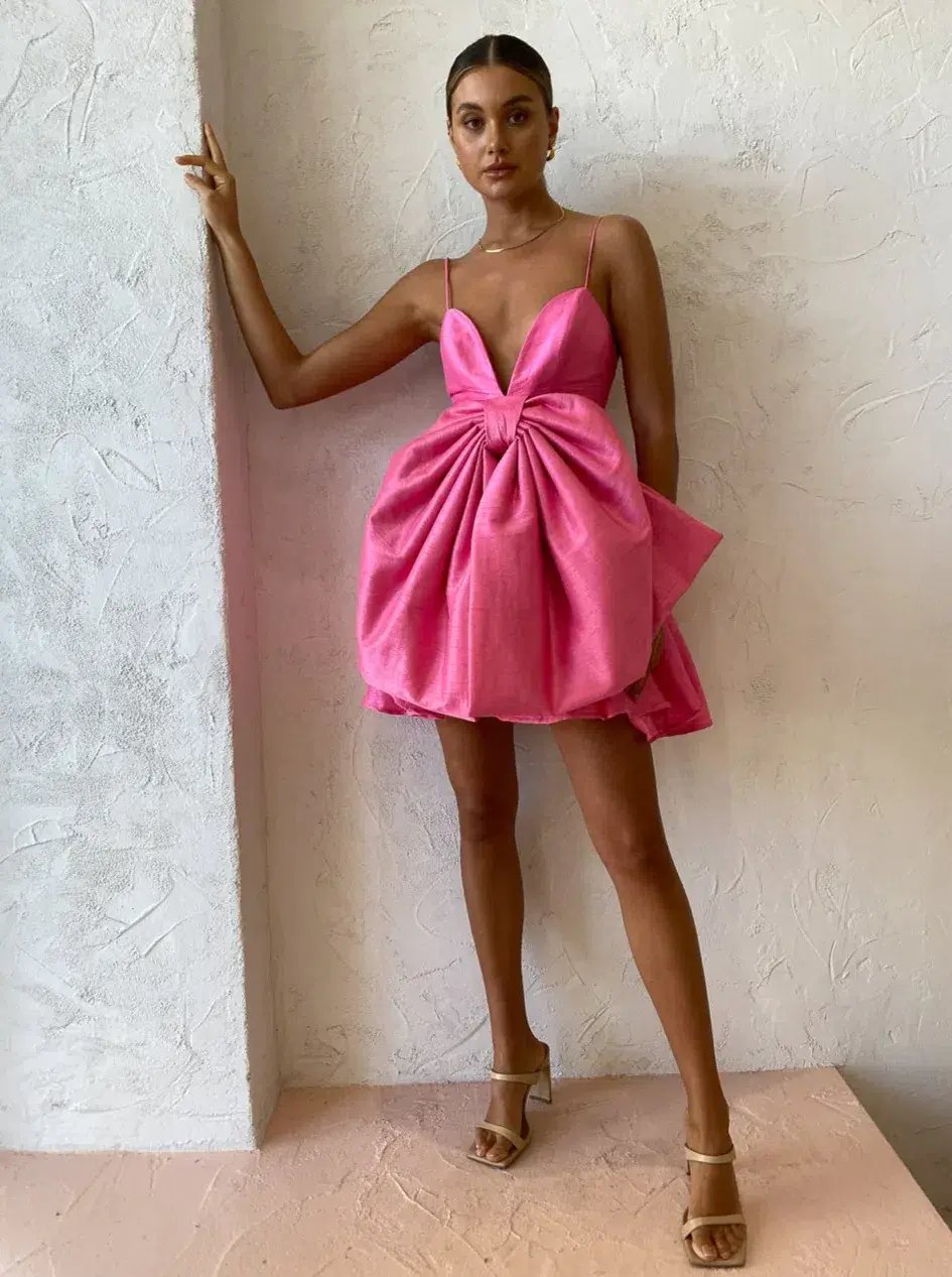 Helen O’connor Valentine Dress In Flamingo Pink Size AU 10 photo 5