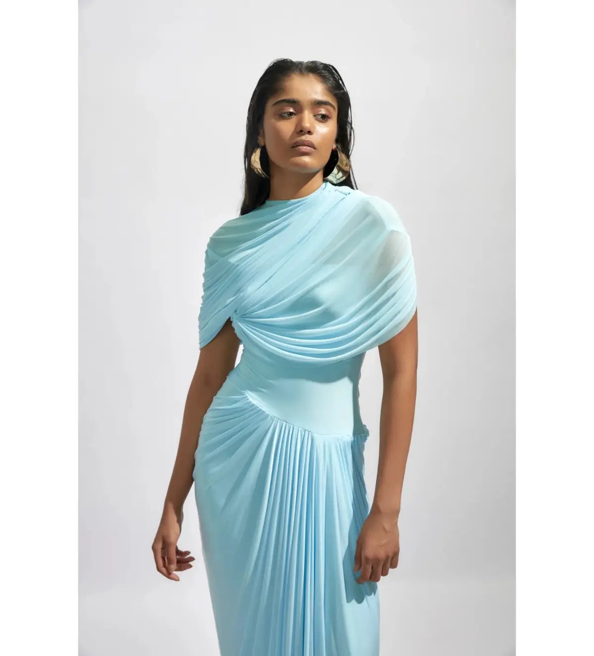 Deme by Gabriella Jasmine Maxi Dress Baby Blue Size S/AU 8 photo 4