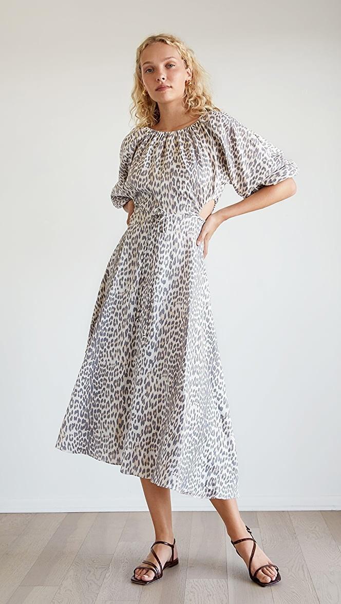 Bec + Bridge Ocelot Midi Dress Size 12 photo 2