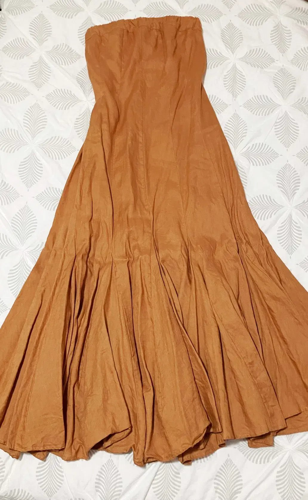 DISSH Rocky Strapless Maxi Dress Tangerine Size 8 photo 4