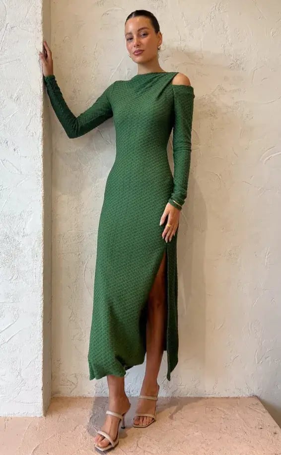 One Fell Swoop Faith Maxi Dress In Forrest Size 8 photo 2