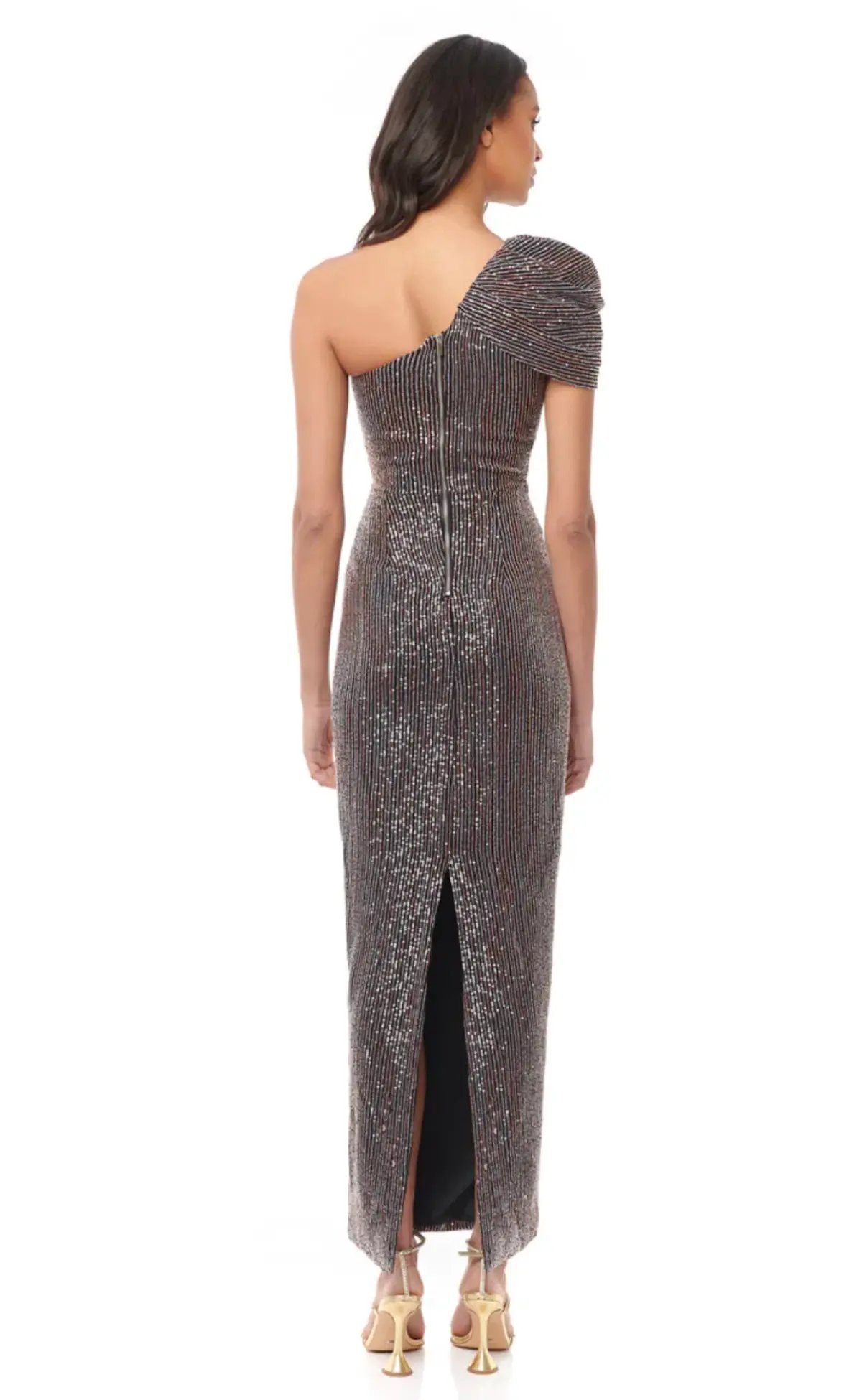 Eliya The Label Allegra Gown Sequin Size M photo 4