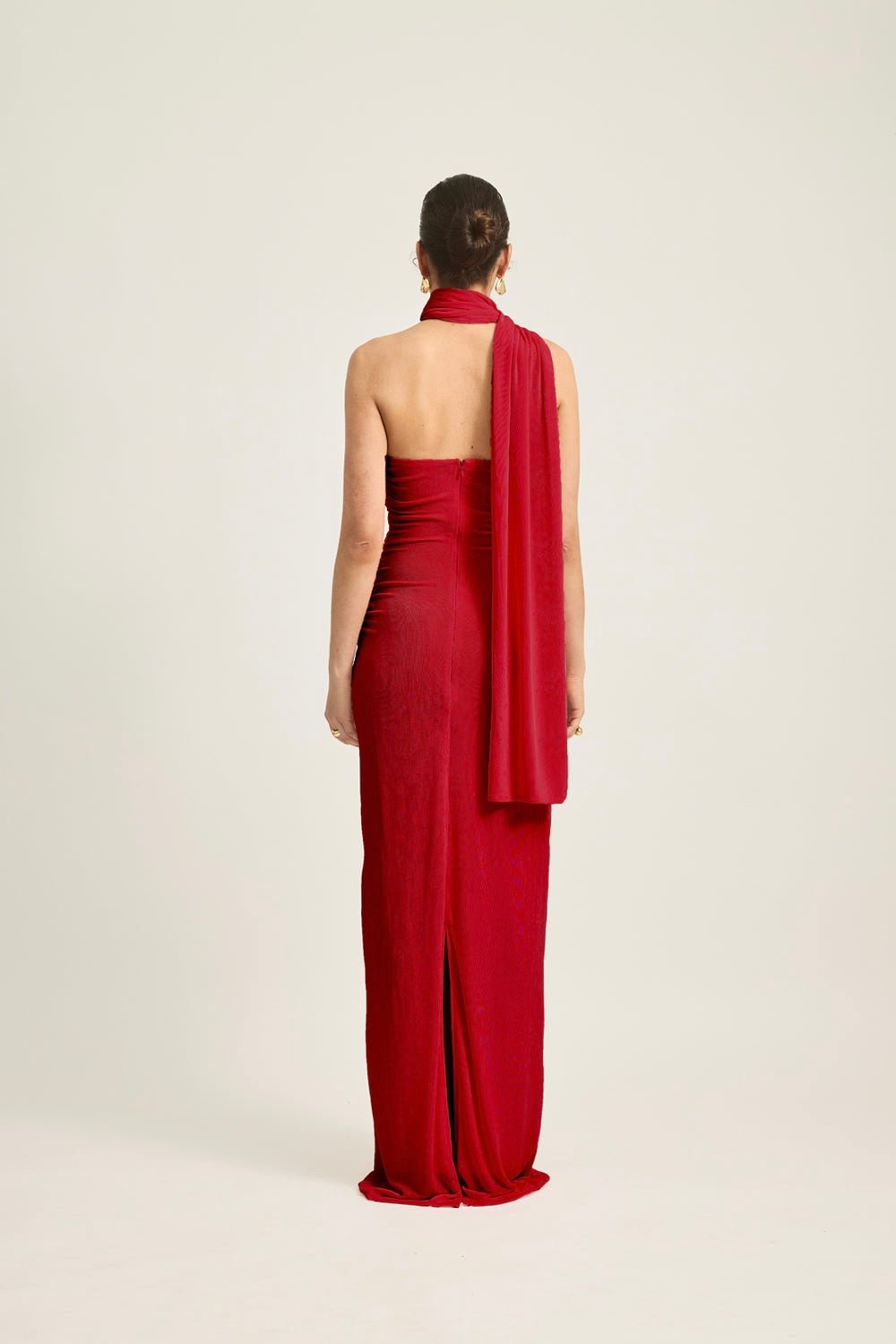 TOJHÀ IESHA DRESS - CHERRY RED photo 5
