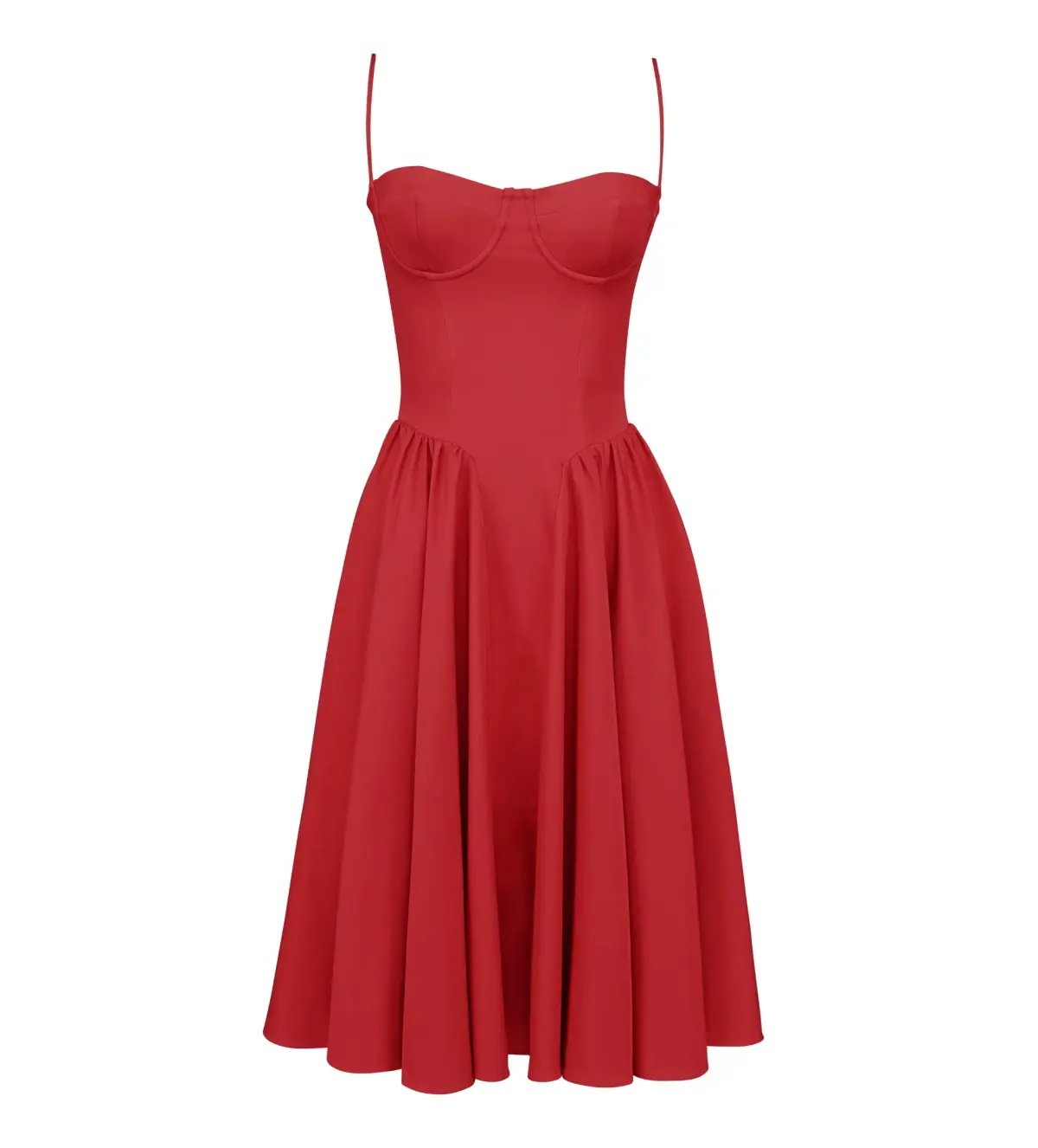 House of CB Samaria Midi Dress Red Size XS / Size 6 photo 7