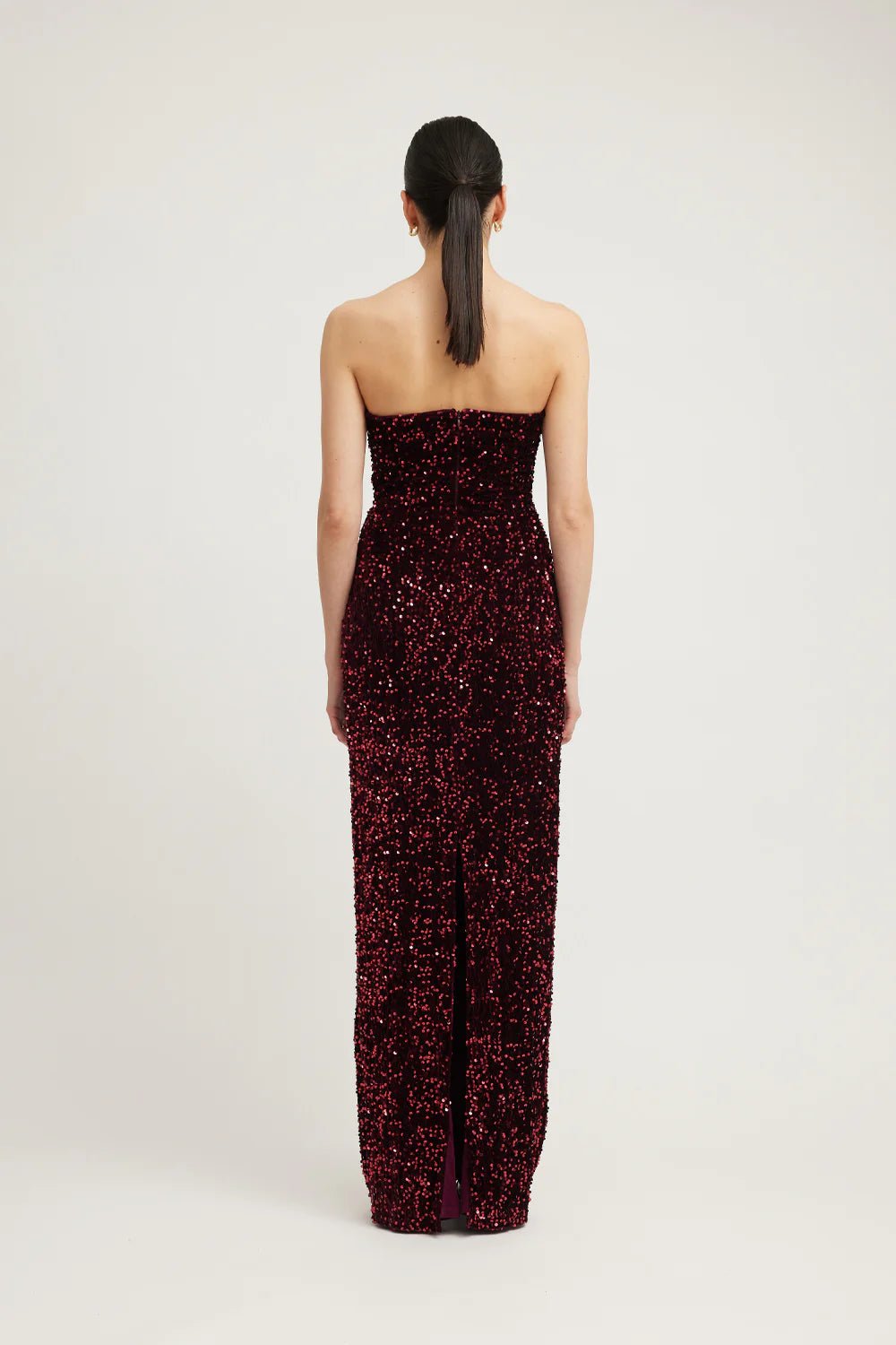 TOJHÀ HARLYNNE DRESS - MERLOT photo 6