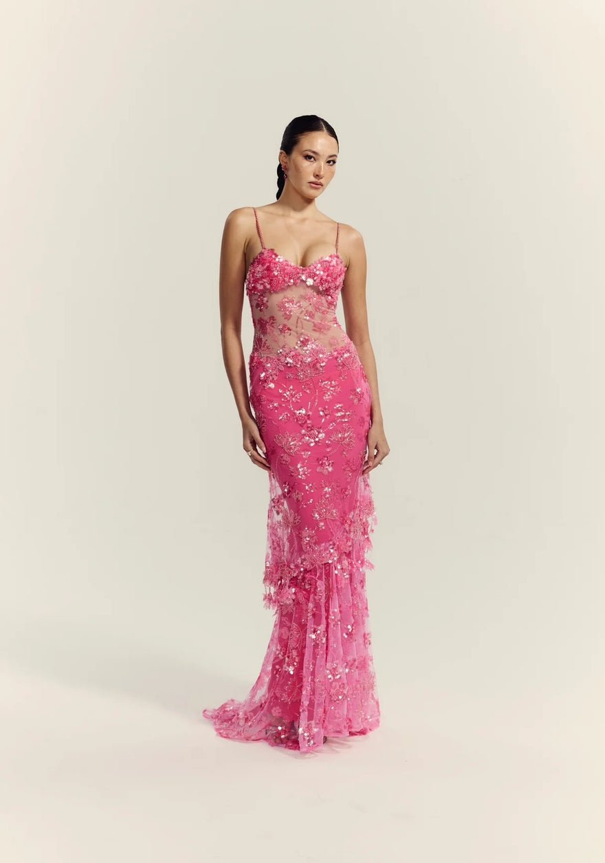 Cha Collective Dahlia Maxi in Pink photo 3