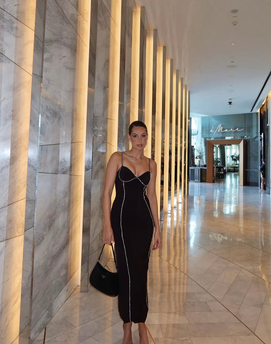 By Johnny Femmina Diamond Pipe Midi Dress photo 3