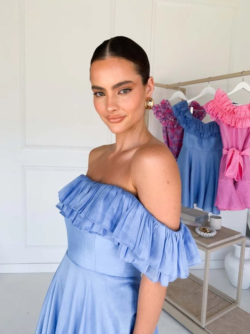 Talulah Florence Midi Dress - Blue photo 4