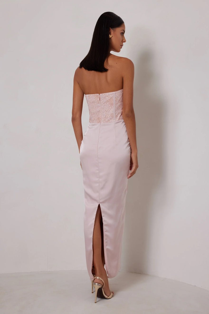 Elle Zeitoune Mabel Dress - Champagne Pink photo 4