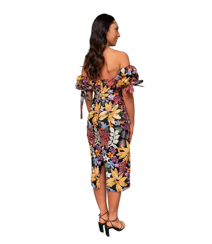 Alamour the Label Flora Midi Dress Sequin Size M/ AU 10 photo 2