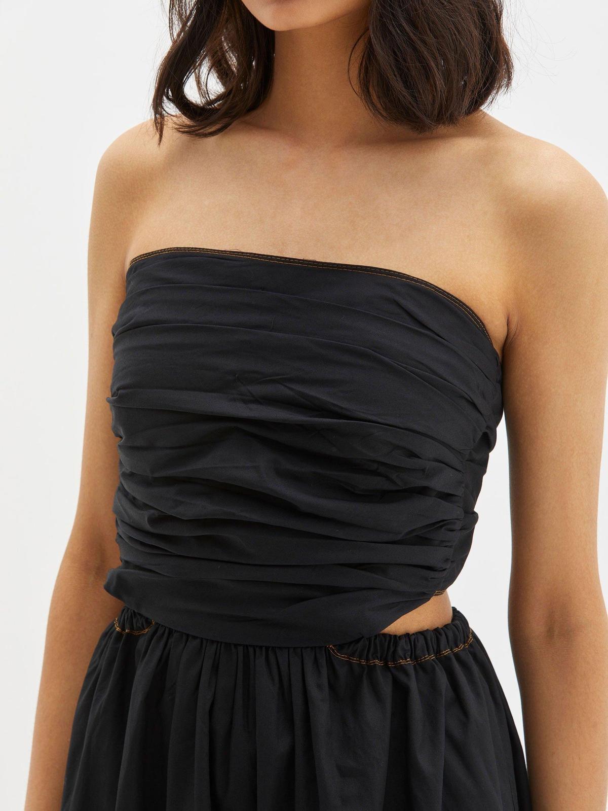 Bassike Strapless Cotton Dress photo 6