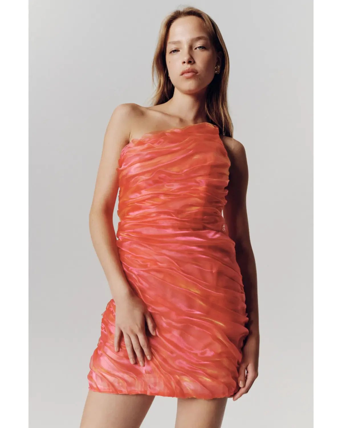 Aje Mercury Dress in Coral Size AU 10 photo 5