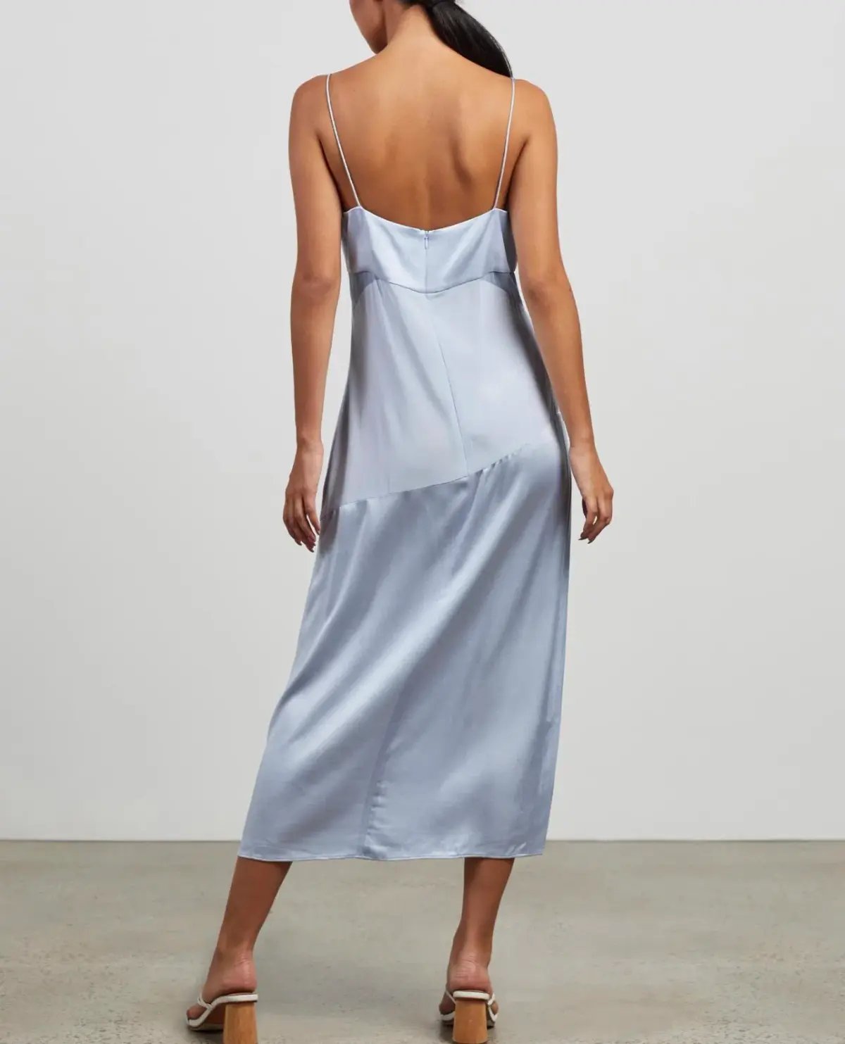 Vestire Palm Beach Midi Dress Blue Size 14 photo 3