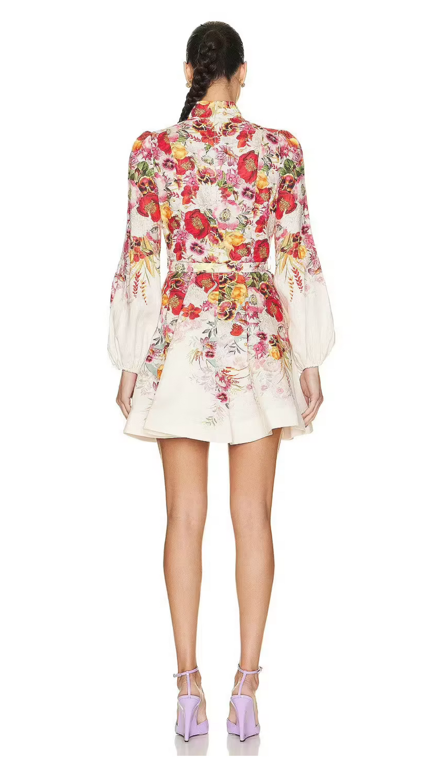 Zimmermann Wonderland Buttoned Mini Dress photo 4