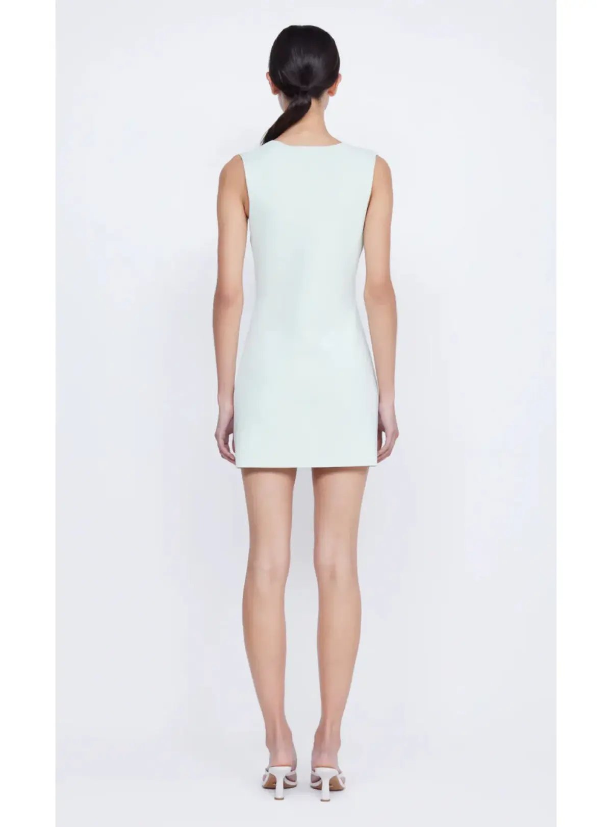 Bec & Bridge Ilora Knit Mini Dress Mint Size AU 10 photo 3