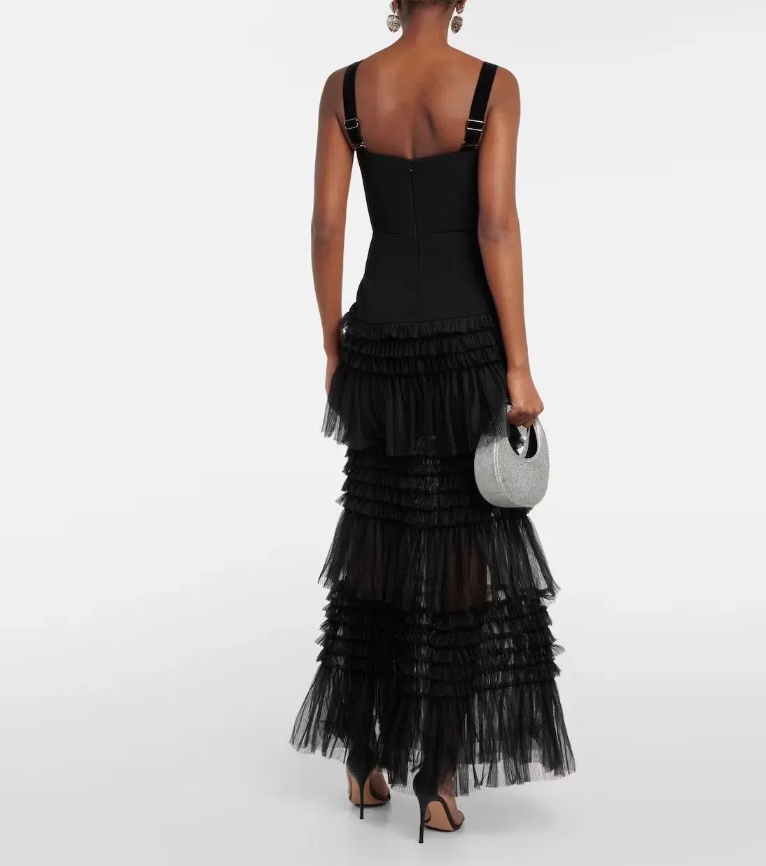 Rebecca Vallance Amelia Gown Black Size 8 photo 2