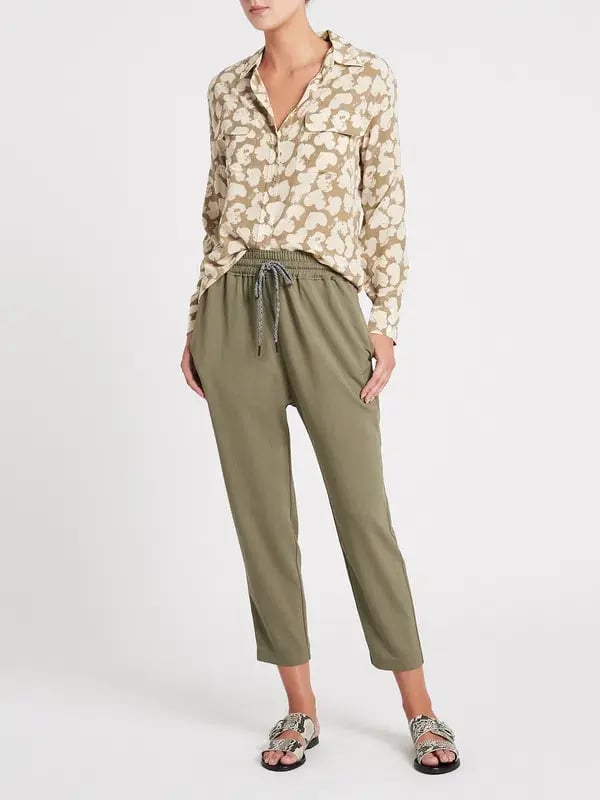 Camilla & Marc Reggio Two-Piece Suit Dusty Khaki Size 8 photo 2
