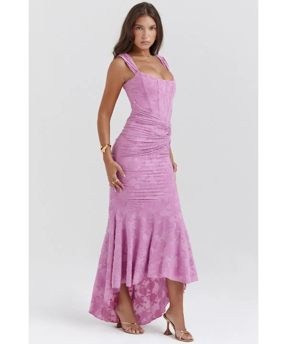 House Of CB Cesca Corset Rose Pink Dress XS / AU 6 photo 2