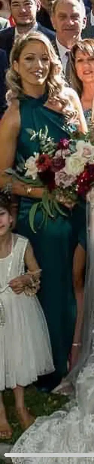 Elle Zeitoune William Gown Emerald Green 10 photo 7