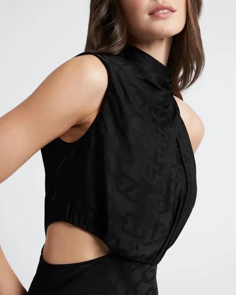 Sheike Reflections Dress Black Size 14 photo 3