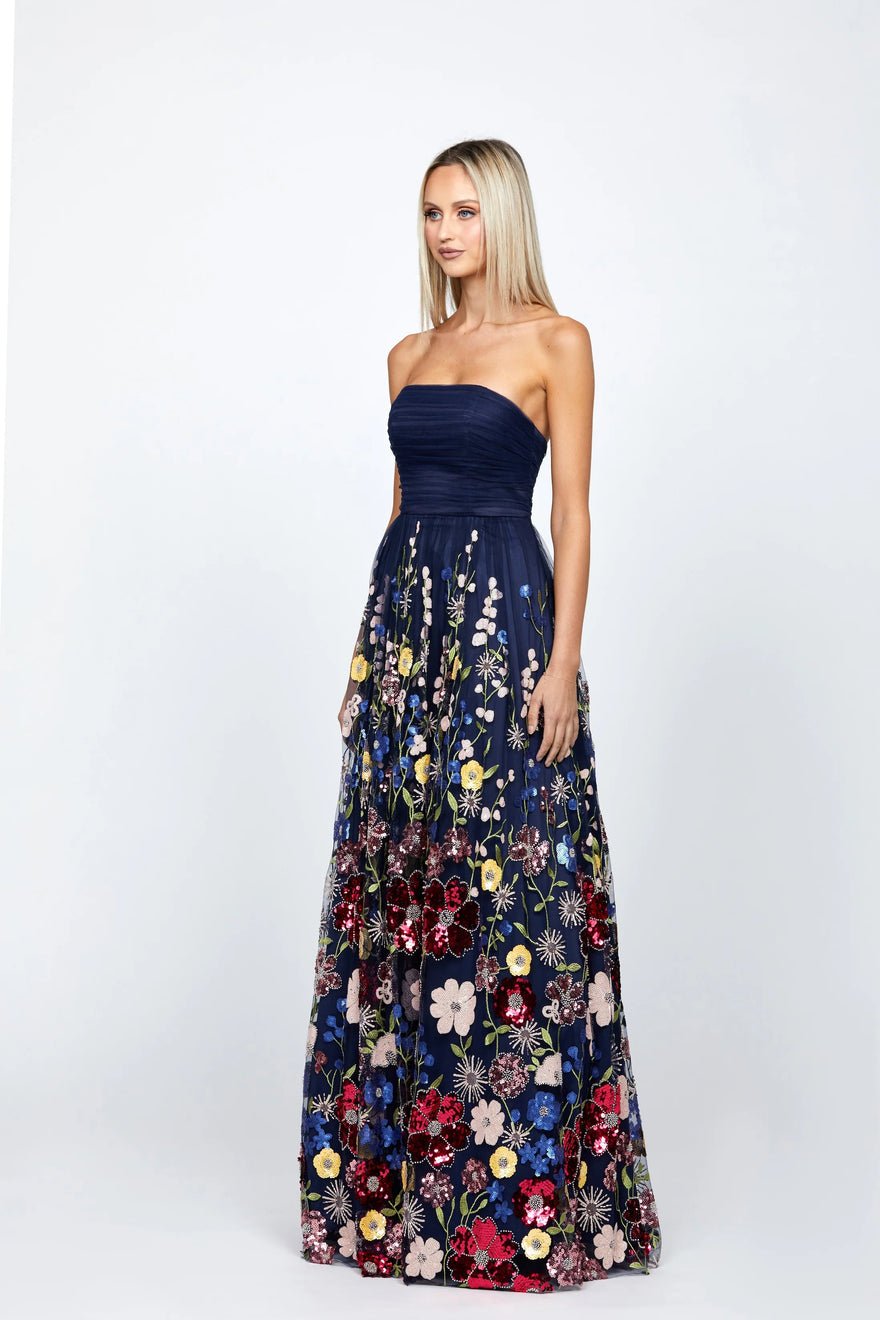 Bariano Vera Strapless Ballgown photo 3