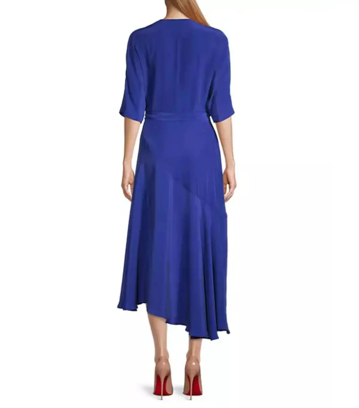 Ginger & Smart Perpetual Silk Wrap Dress Iris Size AU 12 photo 4
