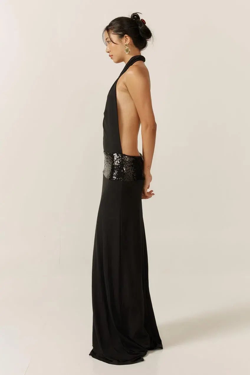 Ance Gria Adele Maxi Gown Black Size XS / Size AU 6 photo 3
