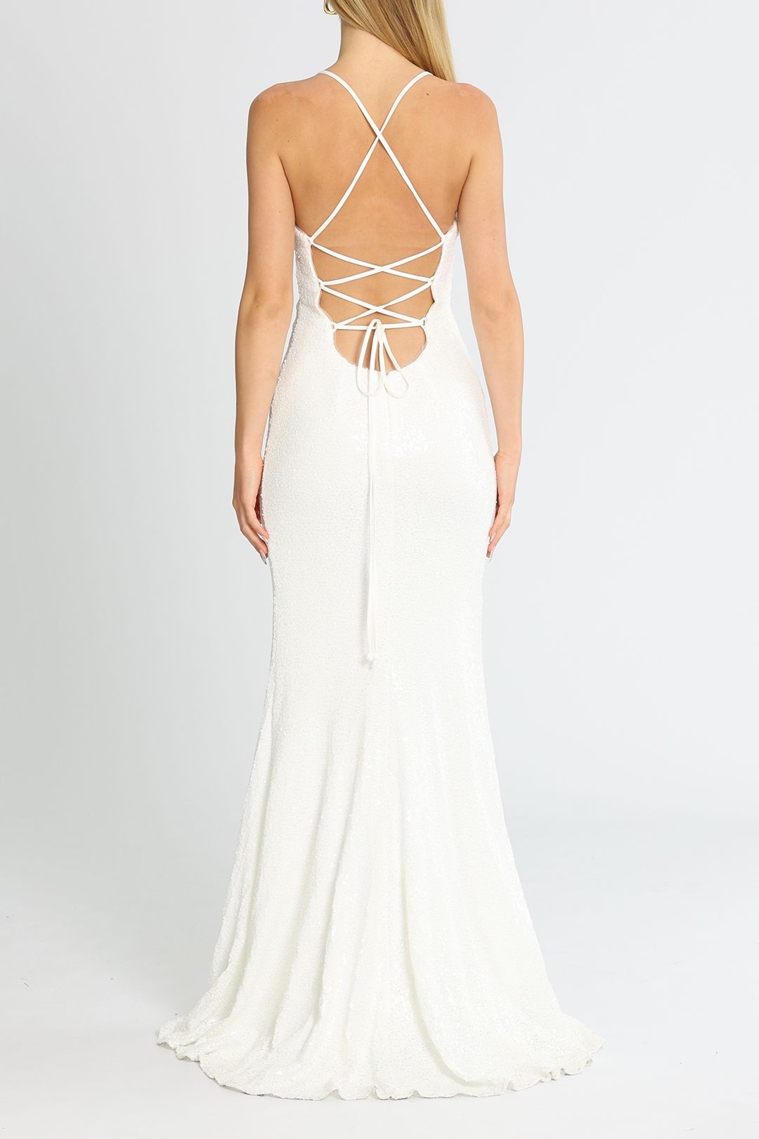 India Gown - White photo 3