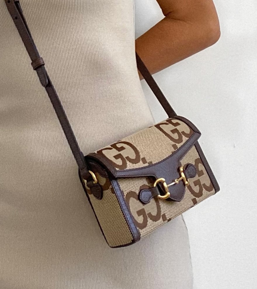 Gucci 1955 Horsebit Jumbo GG Mini photo 3