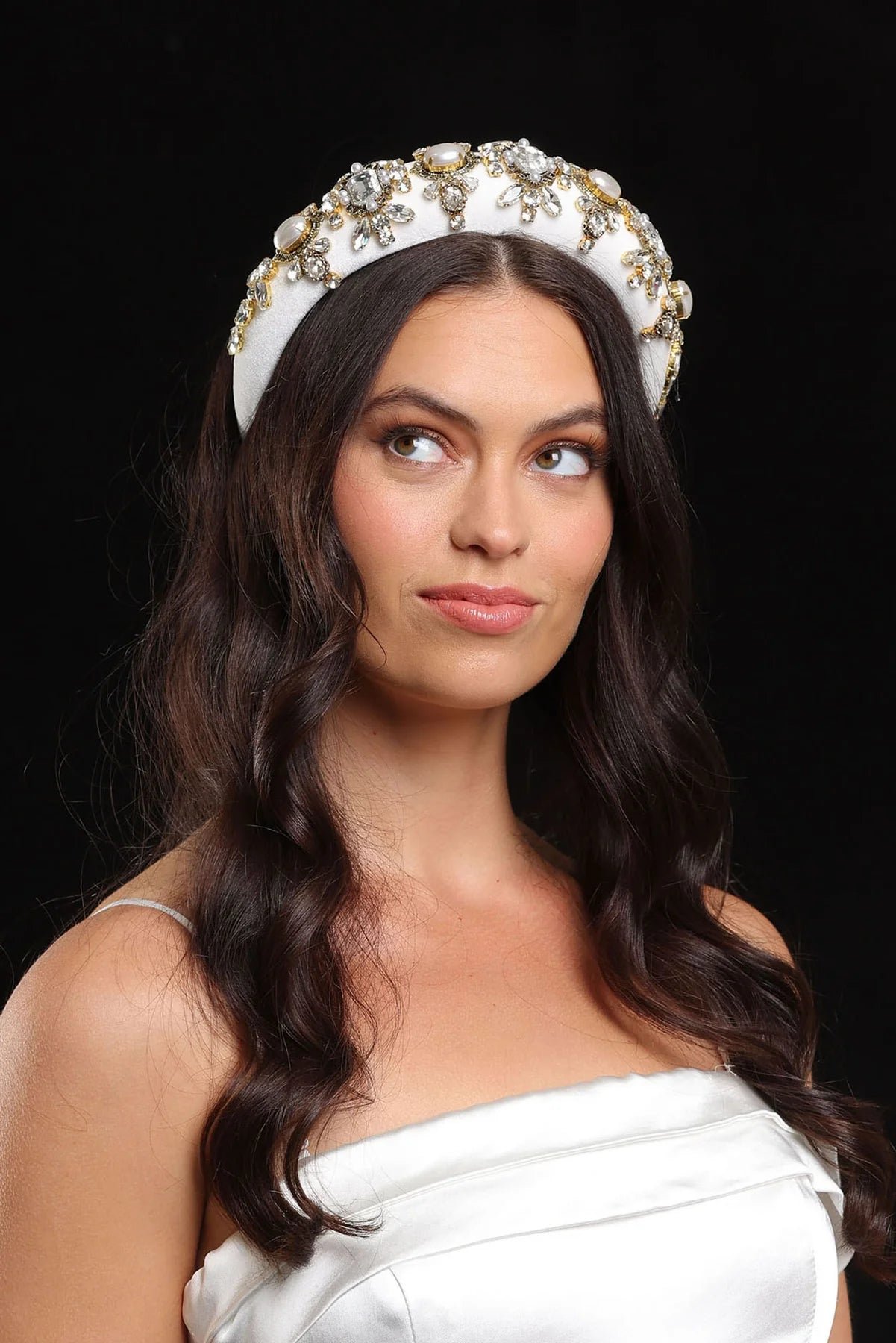 MORGAN & TAYLOR OPHELIA HEADBAND - WHITE photo 2