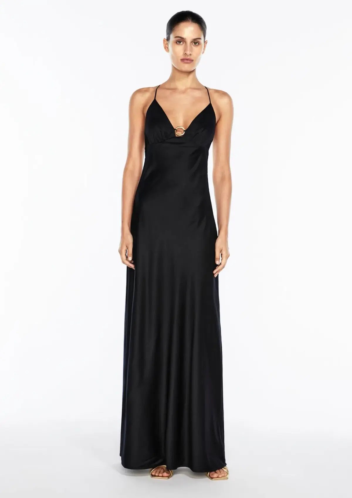 Manning Cartell Liquid Asset Slip Dress Black Size 8 photo 5