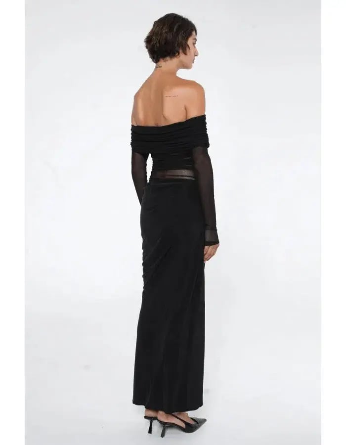 Benni Yasmin Maxi Dress Black Size 8 photo 2